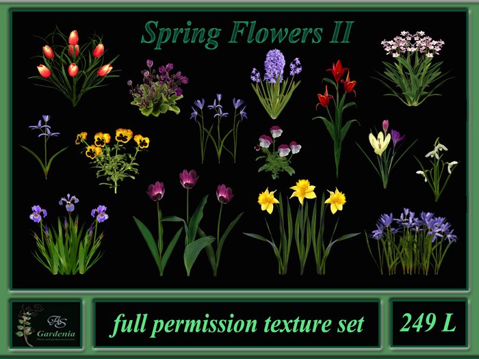 Second Life Marketplace Spring Flowers II